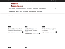 Tablet Screenshot of craziestproducts.com